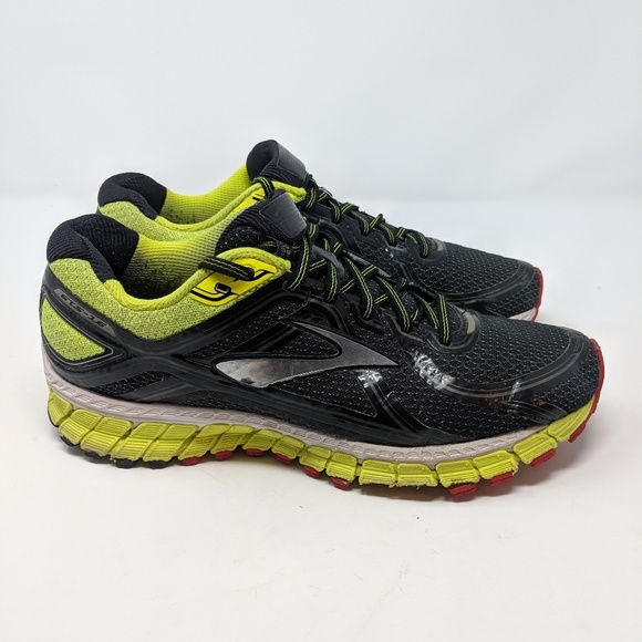 brooks adrenaline gts 16 mens yellow